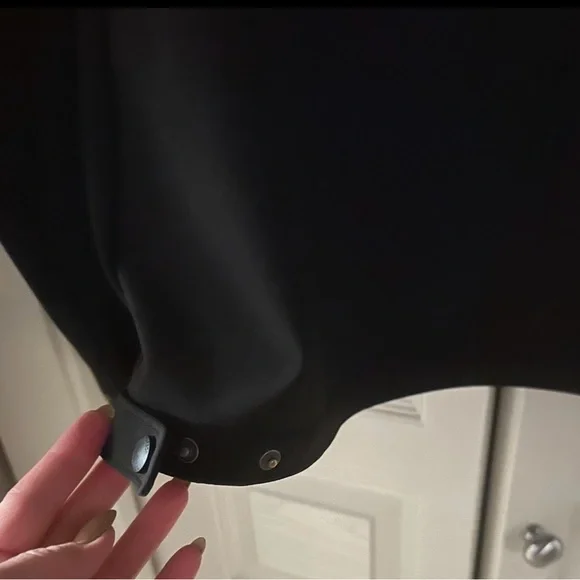 Classic Black Bomber Jacket - Picture 6 of 8